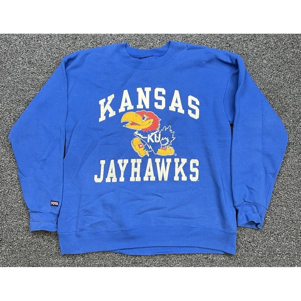 Vintage Kansas University Sweatshirt Jansport Jayhawks crewneck Mens Large